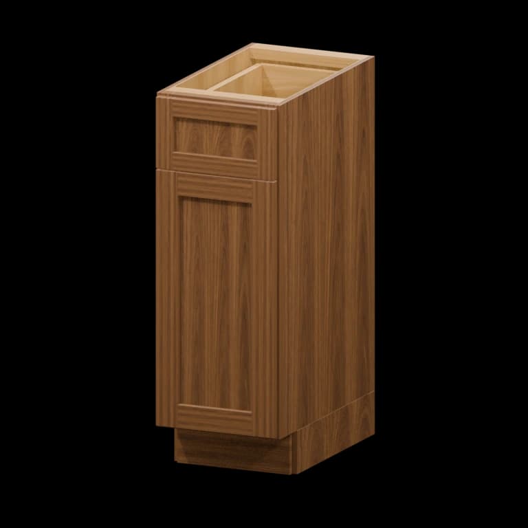 Kingston 12-in Vanity Base Cabinet (VB12) in Walnut