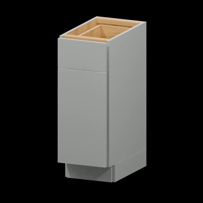 Auburn 12-in Vanity Base Cabinet (VB12VH) in Solid Platinum