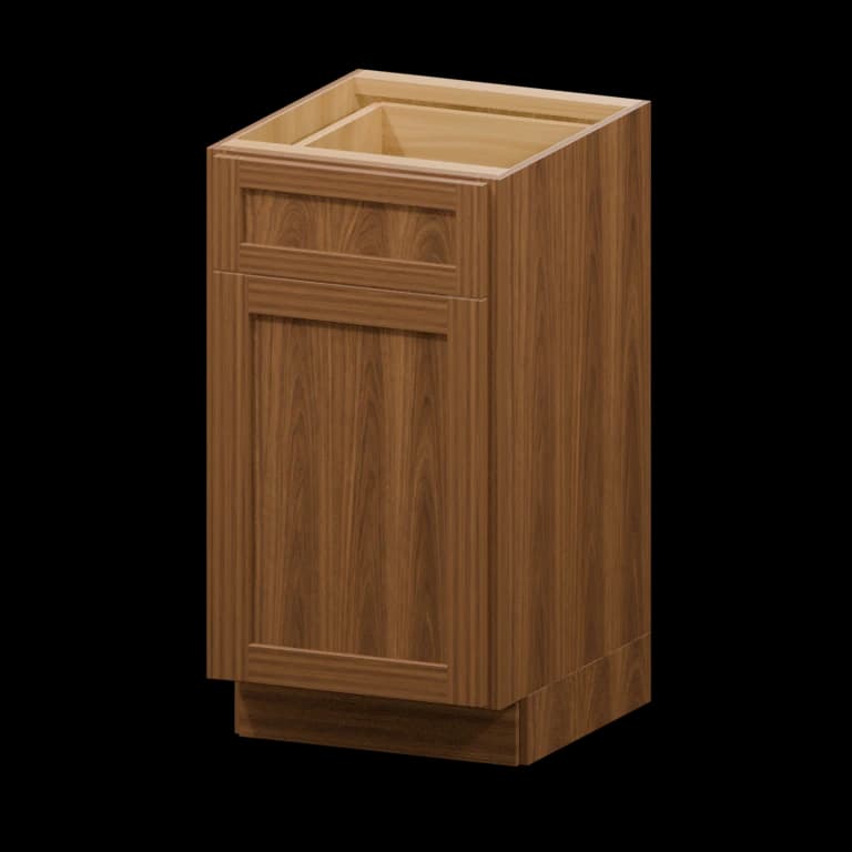 Fairview 18-in Vanity Base Cabinet in Walnut