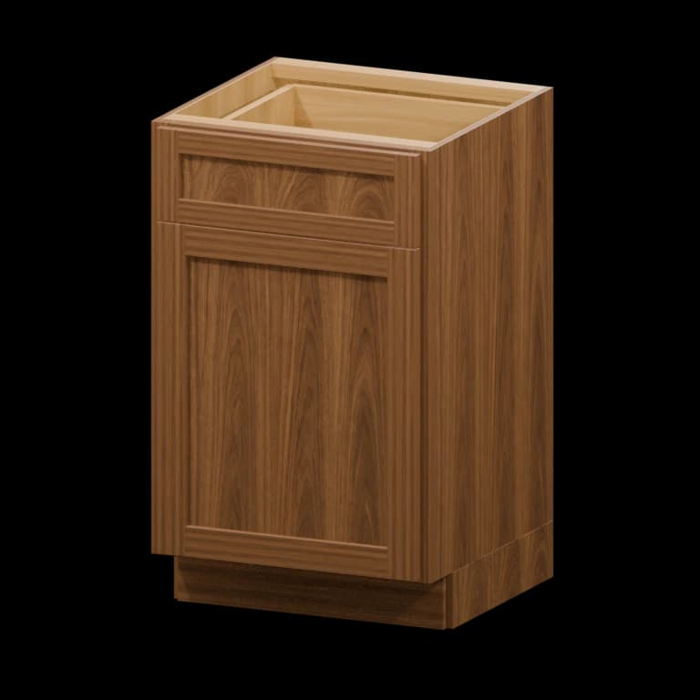 Fairview 21-in Vanity Base Cabinet in Walnut