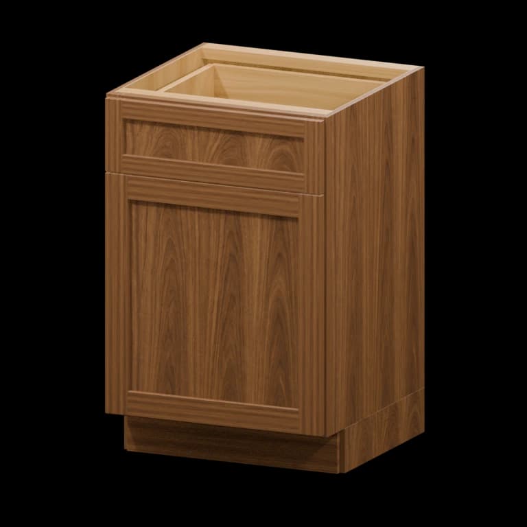 Kingston 21-in Vanity Base Cabinet (VB21VH) in Walnut