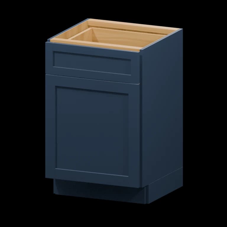 Centerville 21-in Vanity Base Cabinet (VB21VH) in Navy Blue