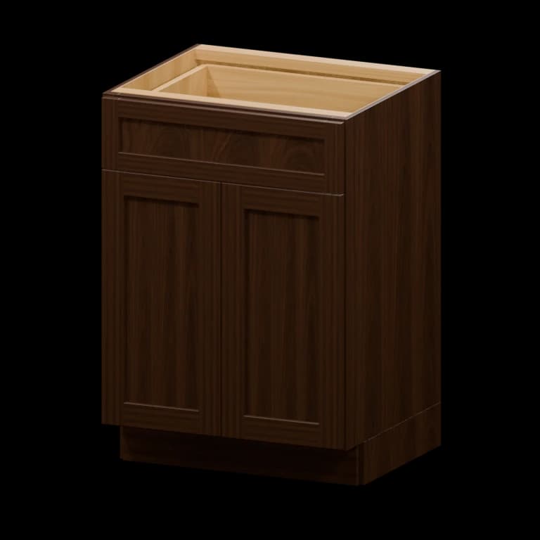 Kingston 24-in Vanity Base Cabinet (VB24) in Espresso