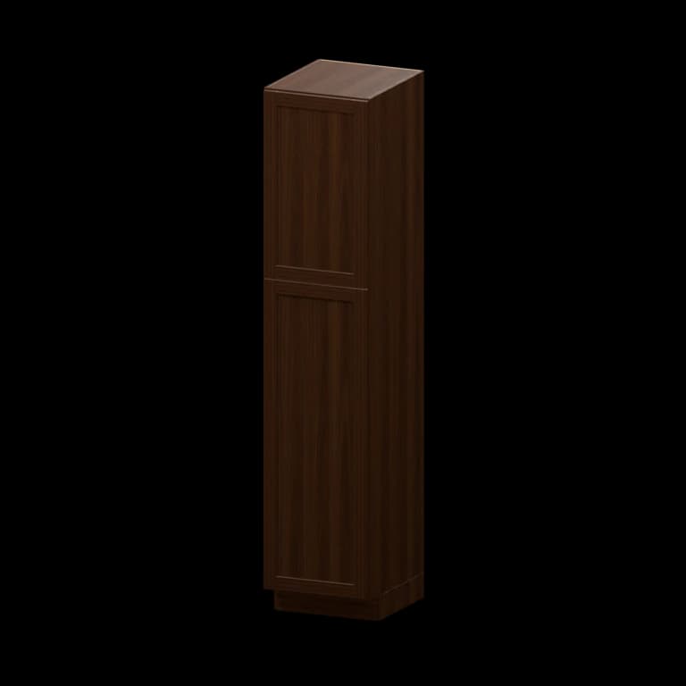 Kingston 18-in Two-Door Linen Cabinet (VL188421) in Espresso