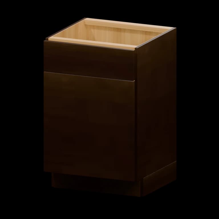 Auburn 21-in Vanity Sink Base Cabinet (VSB21VH) in Dark Chocolate