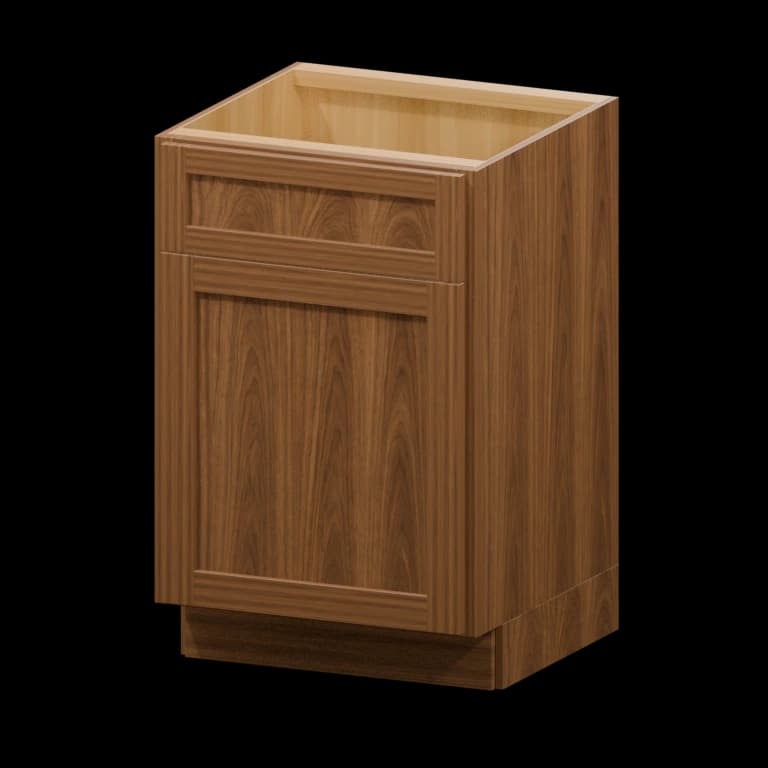 Fairview 21-in Vanity Sink Base Cabinet in Walnut