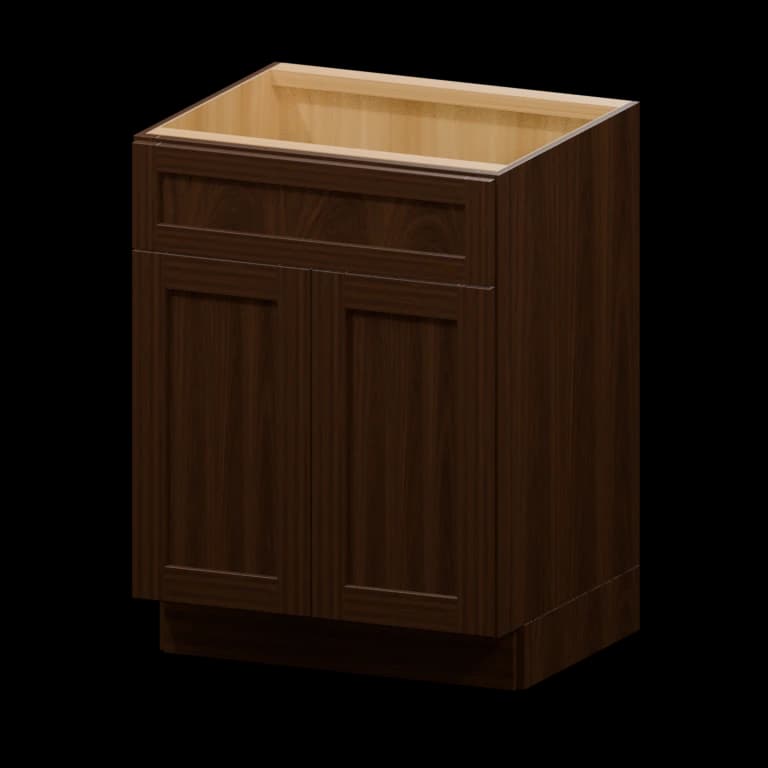 Kingston 24-in Vanity Sink Base Cabinet (VSB24VH) in Espresso