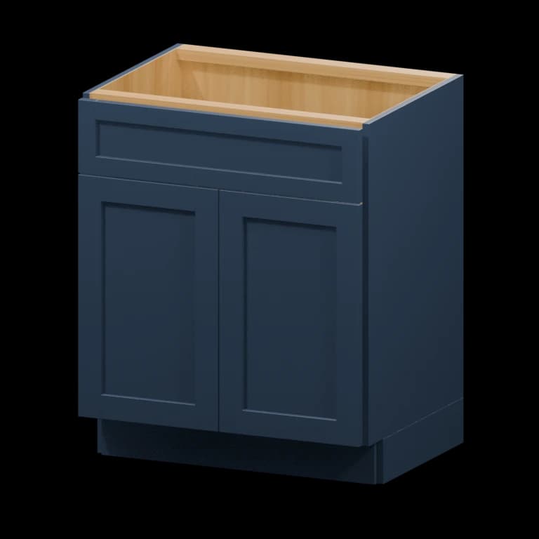 Centerville 27-in Vanity Sink Base Cabinet (VSB27VH) in Navy Blue
