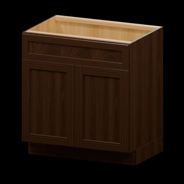 Kingston 30-in Vanity Sink Base Cabinet (VSB30VH) in Espresso