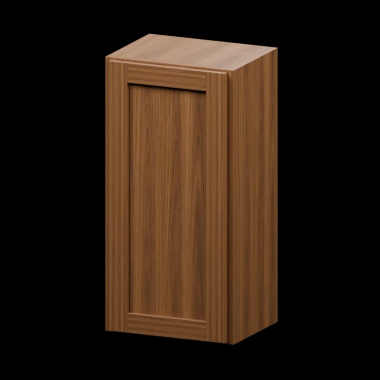 Fairview 15-in Wall Cabinet in Walnut