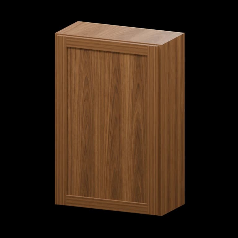 Fairview 24-in Wall Cabinet in Walnut
