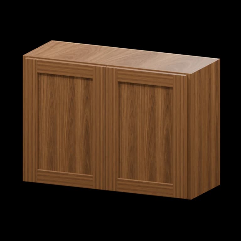 Fairview 30-in Wall Cabinet in Walnut