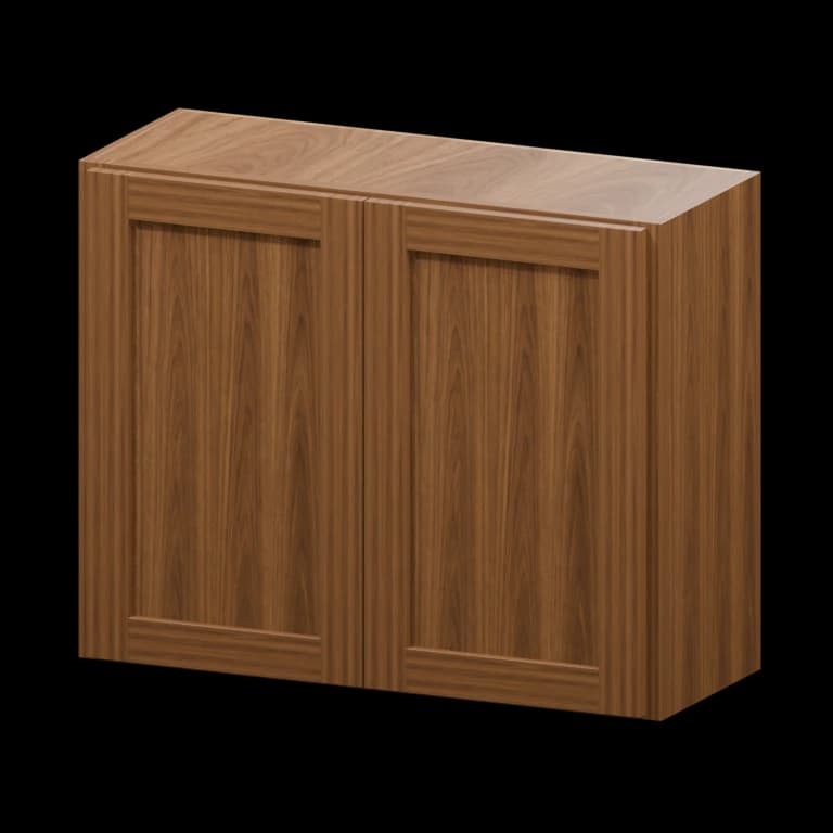 Fairview 30-in Wall Cabinet in Walnut