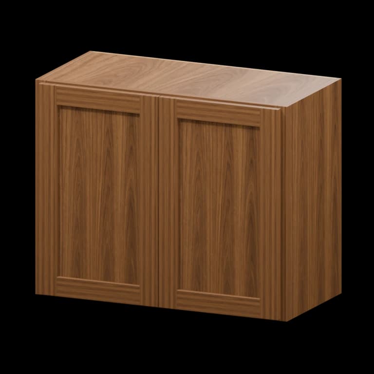 Fairview 30-in Wall Cabinet in Walnut