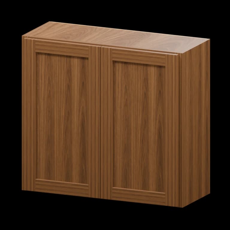 Fairview 30-in Wall Cabinet in Walnut