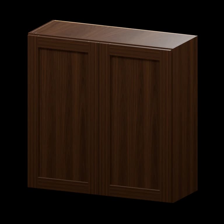 Kingston 30-in Wall Cabinet (W3030) in Espresso