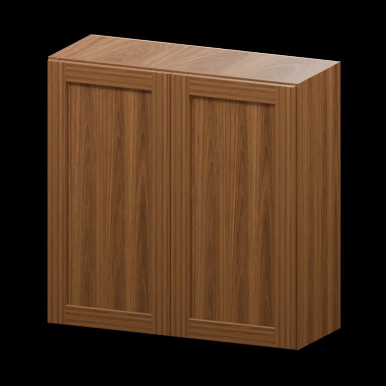 Kingston 30-in Wall Cabinet (W3030) in Walnut
