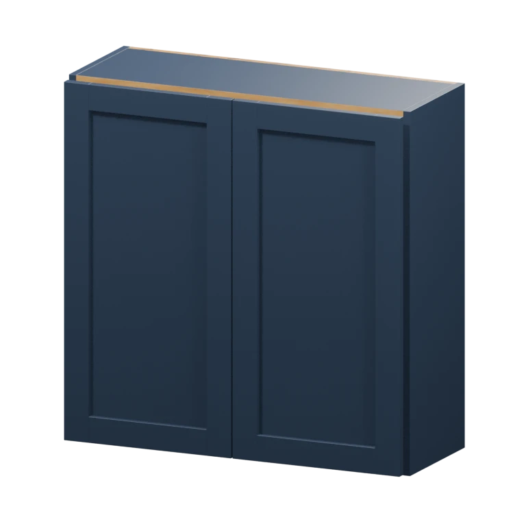 Centerville 30-in Wall Cabinet (W3030) in Navy Blue
