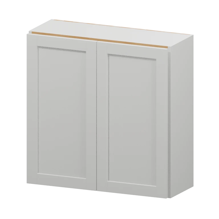 Centerville 30-in Wall Cabinet in White Shaker