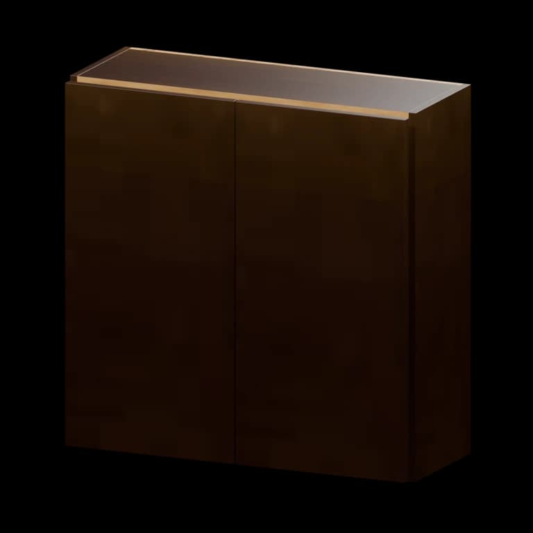 Auburn 30-in Wall Cabinet (W3030) in Dark Chocolate
