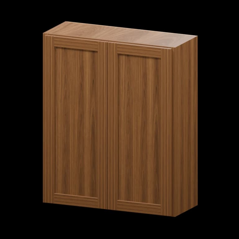 Fairview 30-in Wall Cabinet in Walnut