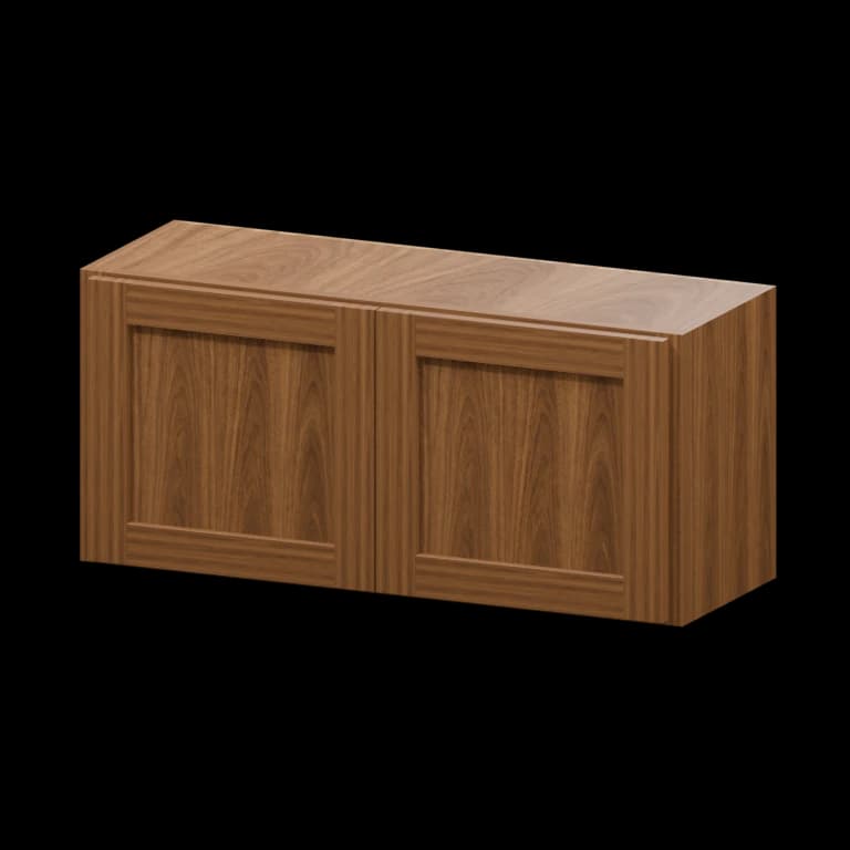 Fairview 33-in Wall Cabinet in Walnut