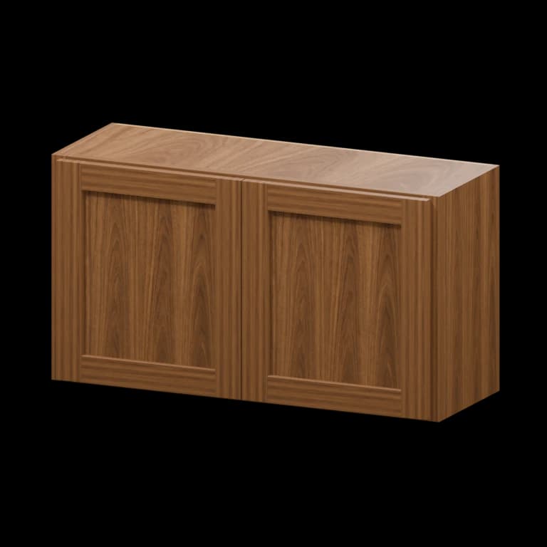 Fairview 33-in Wall Cabinet in Walnut