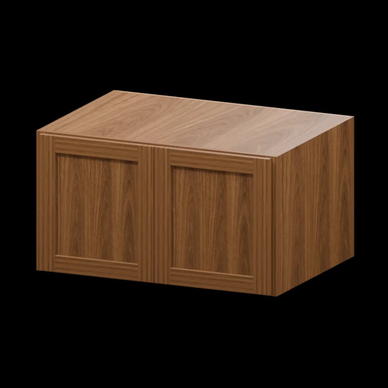 Fairview 33-in Wall Cabinet in Walnut