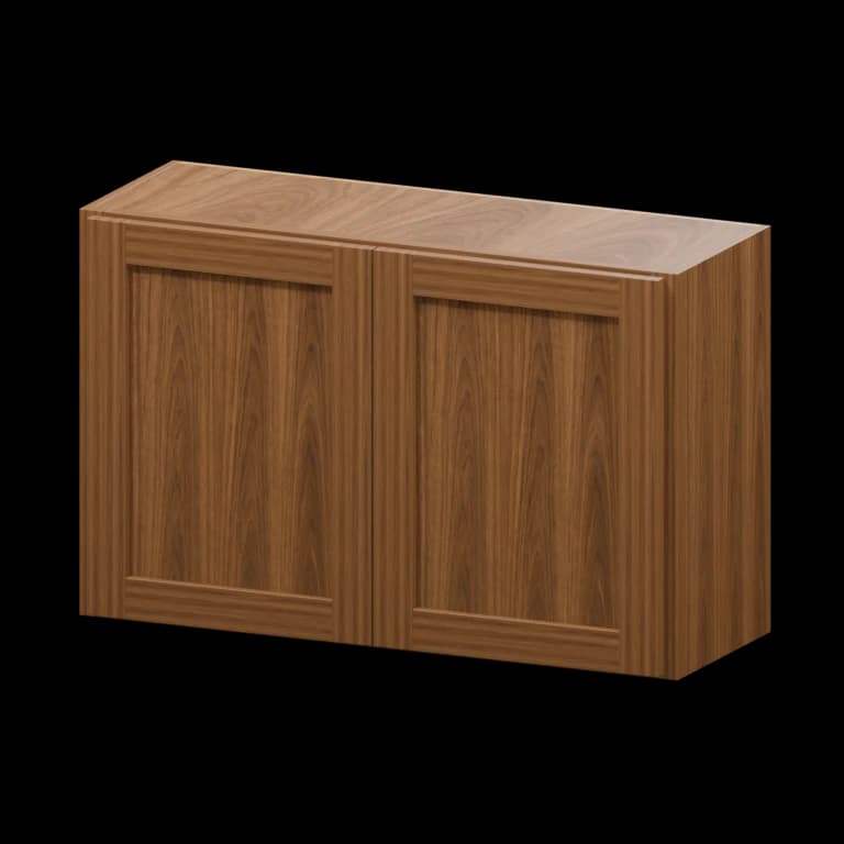 Fairview 33-in Wall Cabinet in Walnut
