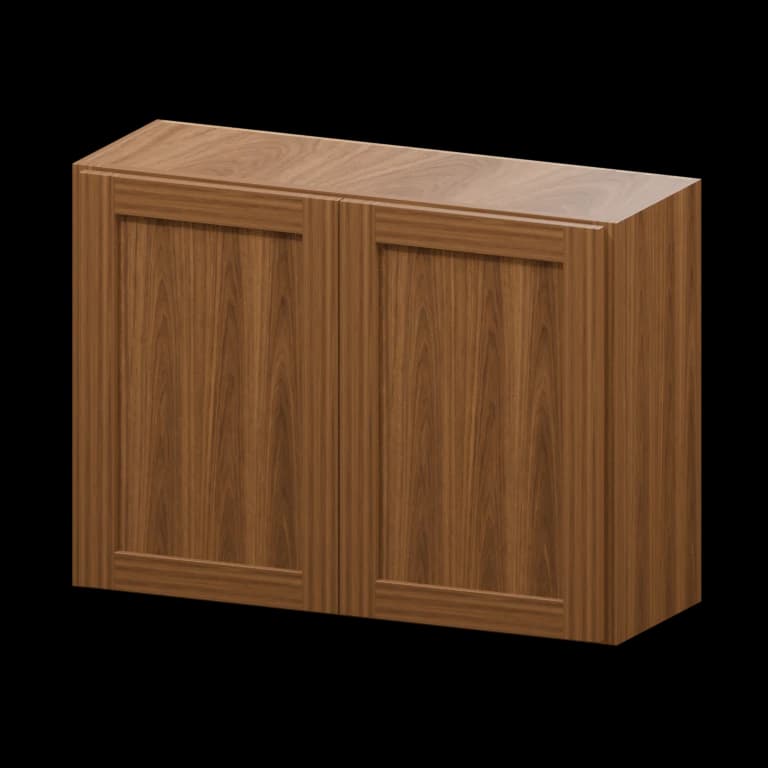 Fairview 33-in Wall Cabinet in Walnut