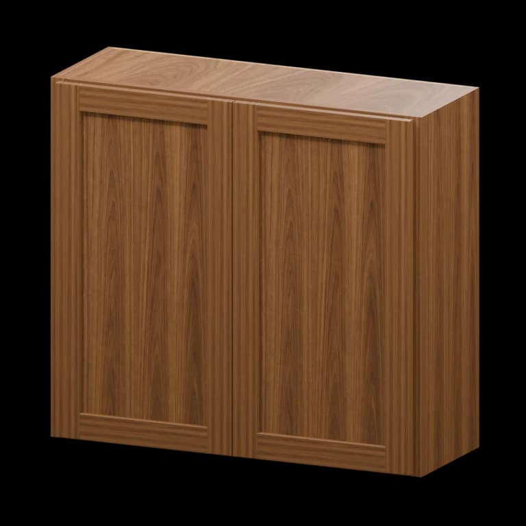 Fairview 33-in Wall Cabinet in Walnut