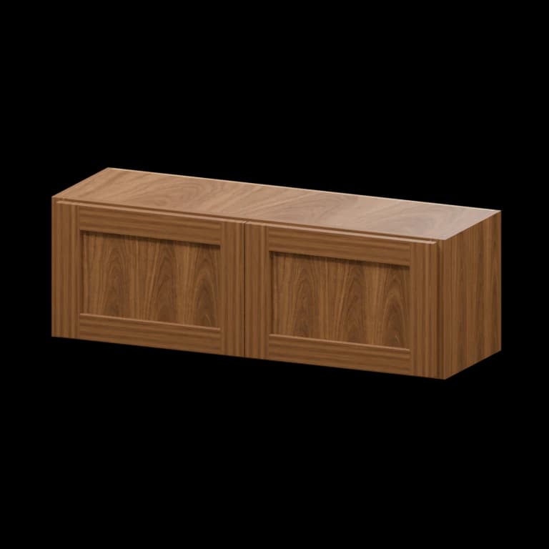 Fairview 36-in Wall Cabinet in Walnut