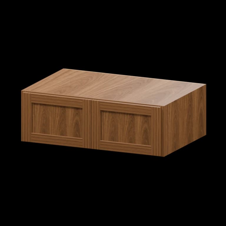 Fairview 36-in Wall Cabinet in Walnut