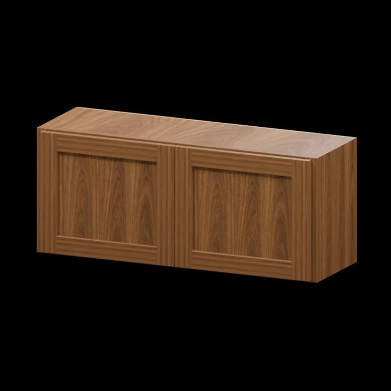 Fairview 36-in Wall Cabinet in Walnut