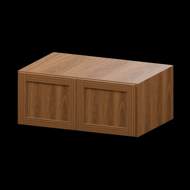 Fairview 36-in Wall Cabinet in Walnut