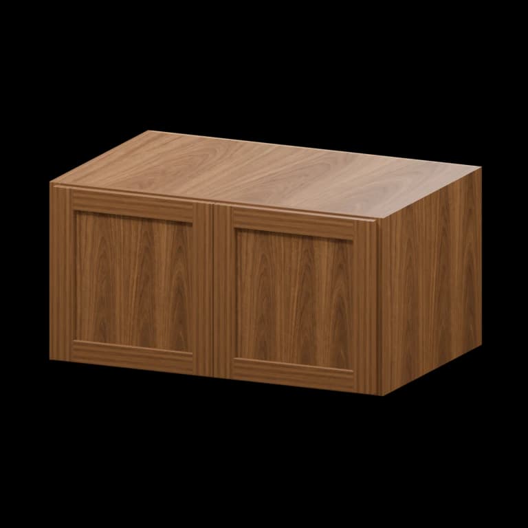 Fairview 36-in Wall Cabinet in Walnut