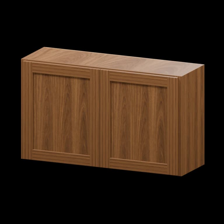Fairview 36-in Wall Cabinet in Walnut