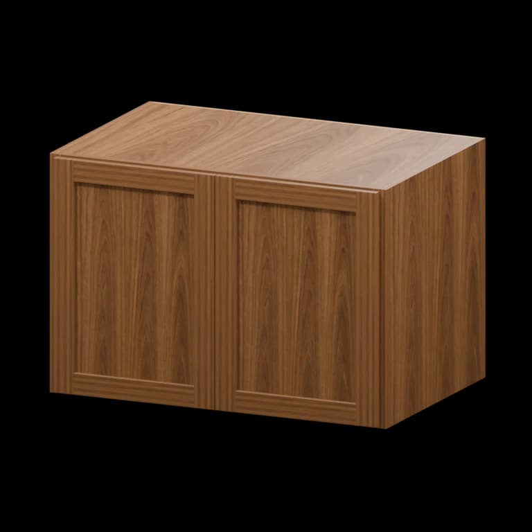 Fairview 36-in Wall Cabinet in Walnut