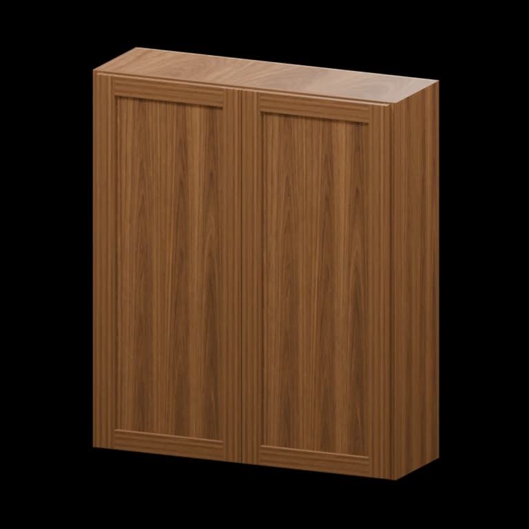 Fairview 36-in Wall Cabinet in Walnut