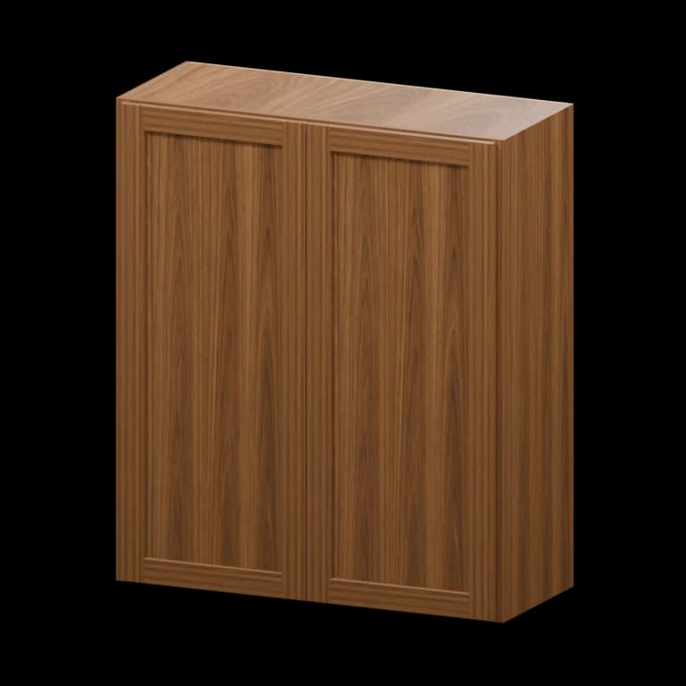 Fairview 36-in Wall Cabinet in Walnut