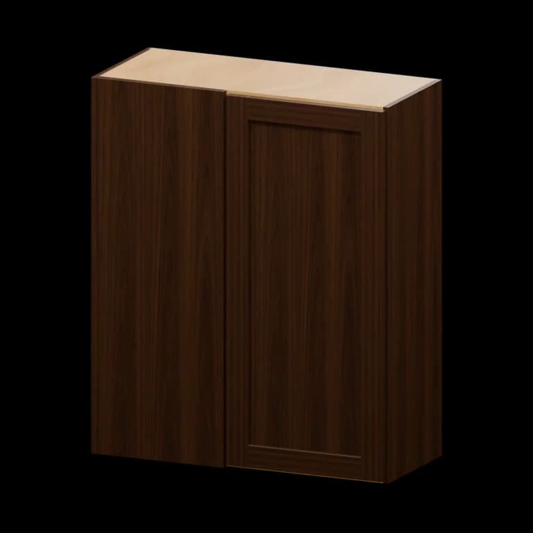 Kingston 30-in Blind Corner Wall Cabinet (WBC3036) in Espresso