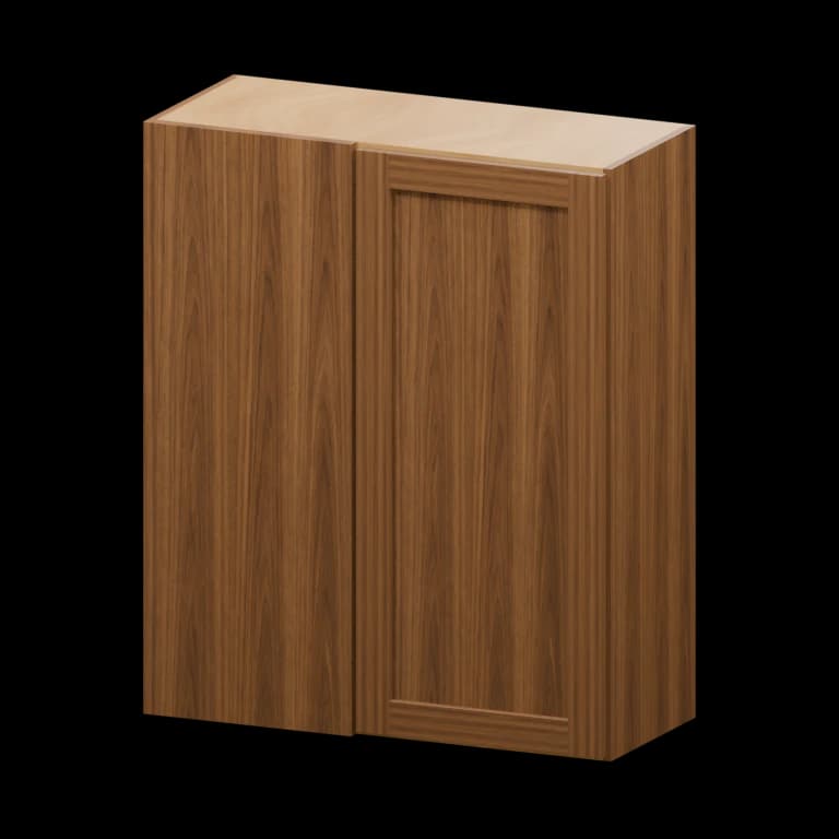 Fairview 30-in Blind Corner Wall Cabinet in Walnut