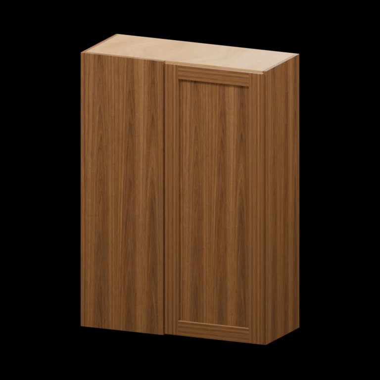 Kingston 30-in Blind Corner Wall Cabinet (WBC3042) in Walnut