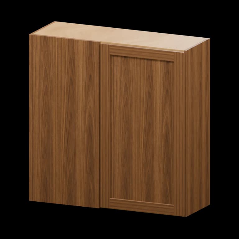 Fairview 36-in Blind Corner Wall Cabinet in Walnut